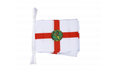 Fahnenkette Großbritannien Alderney - 15 x 22 cm