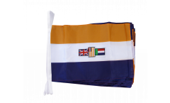 Fahnenkette Südafrika alt - 30 x 45 cm