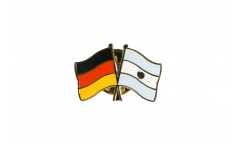 Freundschaftspin Deutschland - Argentinien - 22 mm