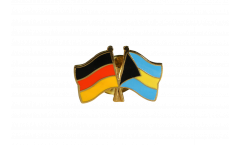Freundschaftspin Deutschland - Bahamas - 22 mm