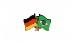 Freundschaftspin Deutschland - Brasilien - 22 mm
