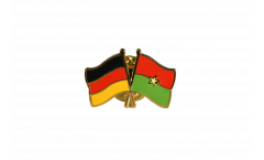 Freundschaftspin Deutschland - Burkina Faso - 22 mm