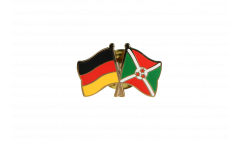 Freundschaftspin Deutschland - Burundi - 22 mm
