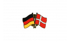 Freundschaftspin Deutschland - Dänemark - 22 mm