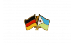 Freundschaftspin Deutschland - Dschibuti - 22 mm