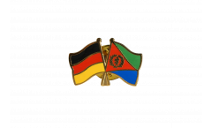 Freundschaftspin Deutschland - Eritrea - 22 mm