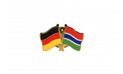 Freundschaftspin Deutschland - Gambia - 22 mm