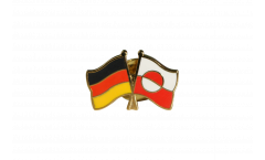 Freundschaftspin Deutschland - Grönland - 22 mm