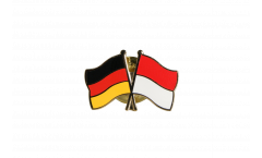 Freundschaftspin Deutschland - Indonesien - 22 mm