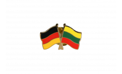 Freundschaftspin Deutschland - Litauen - 22 mm