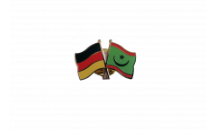 Freundschaftspin Deutschland - Mauretanien - 22 mm