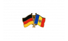 Freundschaftspin Deutschland - Moldawien - 22 mm