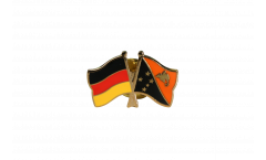 Freundschaftspin Deutschland - Papua-Neuguinea - 22 mm