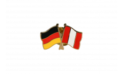 Freundschaftspin Deutschland - Peru - 22 mm