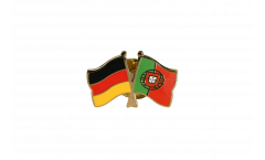 Freundschaftspin Deutschland - Portugal - 22 mm