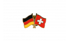 Freundschaftspin Deutschland - Schweiz - 22 mm