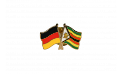 Freundschaftspin Deutschland - Simbabwe - 22 mm