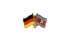 Freundschaftspin Deutschland - Swasiland - 22 mm