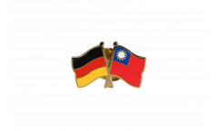 Freundschaftspin Deutschland - Taiwan - 22 mm