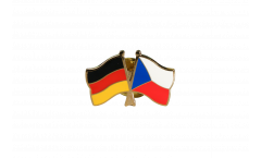Freundschaftspin Deutschland - Tschechische Republik - 22 mm
