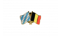 Freundschaftspin Bayern - Belgien - 22 mm