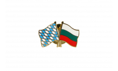 Freundschaftspin Bayern - Bulgarien - 22 mm