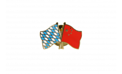 Freundschaftspin Bayern - China - 22 mm