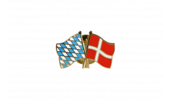 Freundschaftspin Bayern - Dänemark - 22 mm