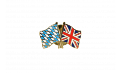 Freundschaftspin Bayern - Großbritannien - 22 mm