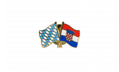 Freundschaftspin Bayern - Kroatien - 22 mm