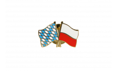 Freundschaftspin Bayern - Polen - 22 mm