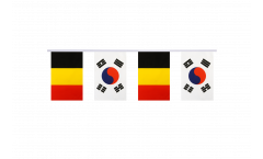 Freundschaftskette Belgien - Südkorea - 15 x 22 cm