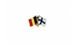 Freundschaftspin Belgien - Finnland - 22 mm