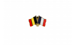 Freundschaftspin Belgien - Frankreich - 22 mm