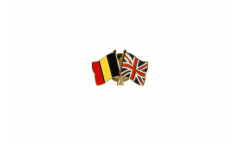 Freundschaftspin Belgien - Großbritannien - 22 mm