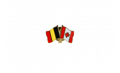 Freundschaftspin Belgien - Kanada - 22 mm