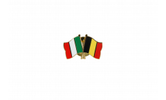 Freundschaftspin Italien - Belgien - 22 mm