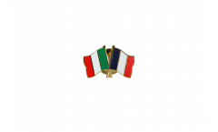 Freundschaftspin Italien - Frankreich - 22 mm