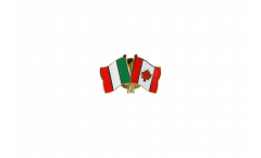 Freundschaftspin Italien - Kanada - 22 mm