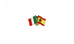 Freundschaftspin Italien - Spanien - 22 mm