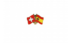 Freundschaftspin Schweiz - Spanien - 22 mm