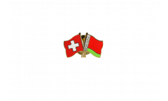 Freundschaftspin Schweiz - Weissrussland - 22 mm