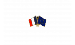 Freundschaftspin Frankreich - Europäische Union EU - 22 mm