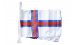 Fahnenkette Färöer-Inseln - 30 x 45 cm