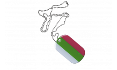 Dog Tag Bulgarien - 3 x 5 cm