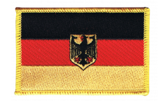 Aufnäher Deutschland mit Adler - 8 x 6 cm