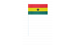 Papierfahnen Ghana - 12 x 24 cm