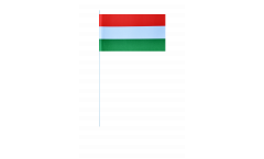 Papierfahnen Ungarn - 12 x 24 cm
