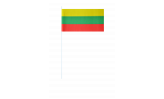 Papierfahnen Litauen - 12 x 24 cm