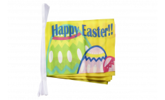 Fahnenkette Happy Easter - 15 x 22 cm